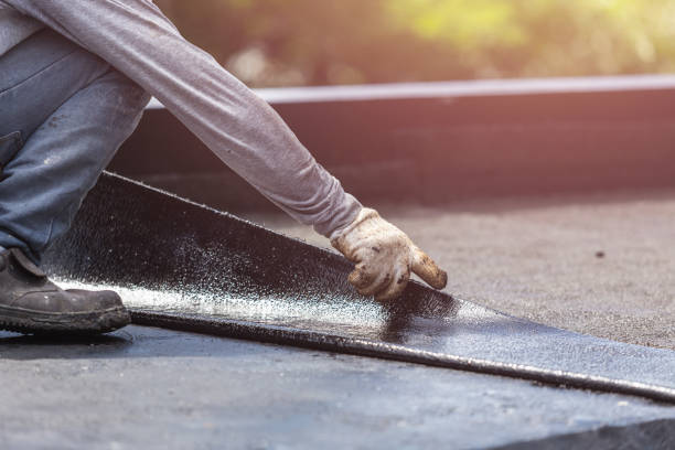 Professional Vapor Barrier Installation technician working in Saint Joseph, MI